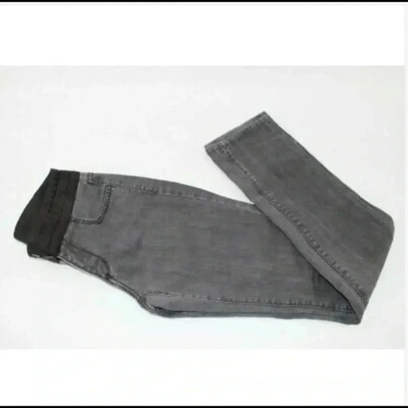 BCBG Maxazira May Tuxedo Slim Denim Pants - Picture 1 of 8